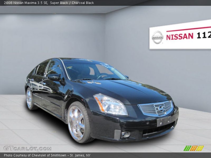 Super Black / Charcoal Black 2008 Nissan Maxima 3.5 SE