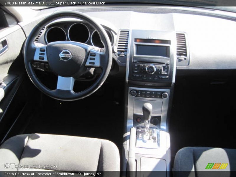 Super Black / Charcoal Black 2008 Nissan Maxima 3.5 SE