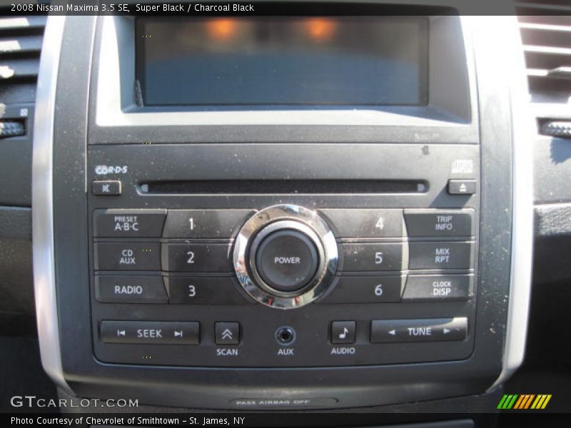 Super Black / Charcoal Black 2008 Nissan Maxima 3.5 SE