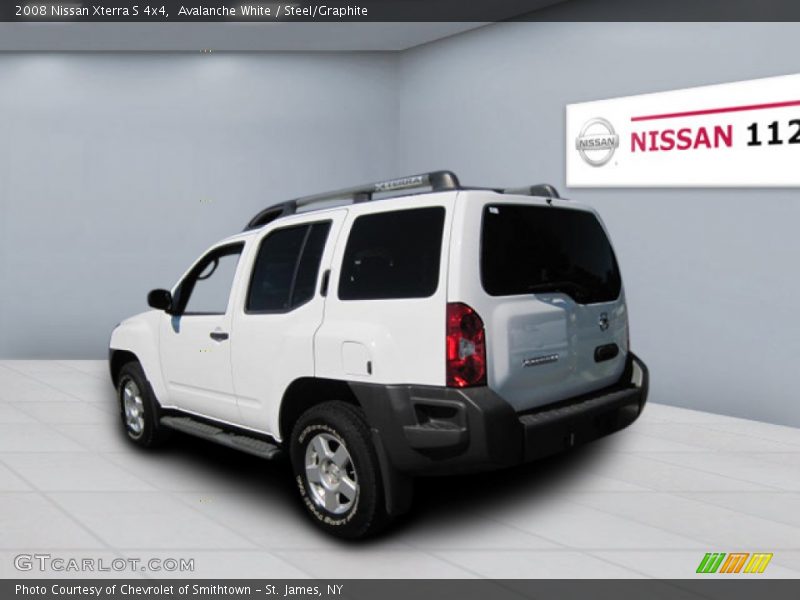 Avalanche White / Steel/Graphite 2008 Nissan Xterra S 4x4