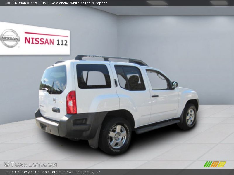 Avalanche White / Steel/Graphite 2008 Nissan Xterra S 4x4