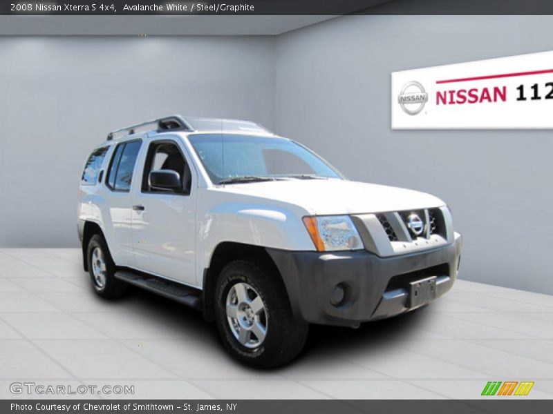 Avalanche White / Steel/Graphite 2008 Nissan Xterra S 4x4