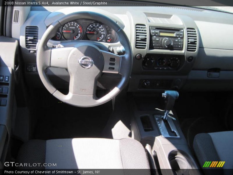Avalanche White / Steel/Graphite 2008 Nissan Xterra S 4x4