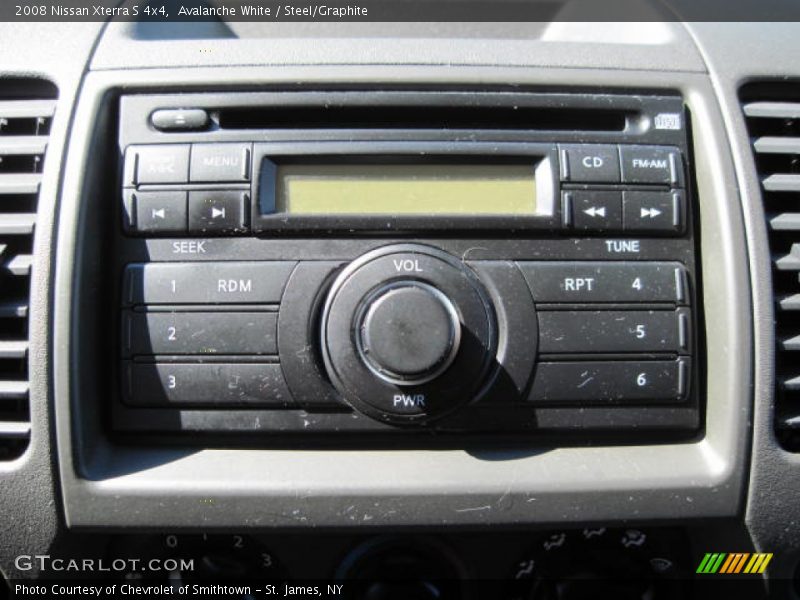 Avalanche White / Steel/Graphite 2008 Nissan Xterra S 4x4