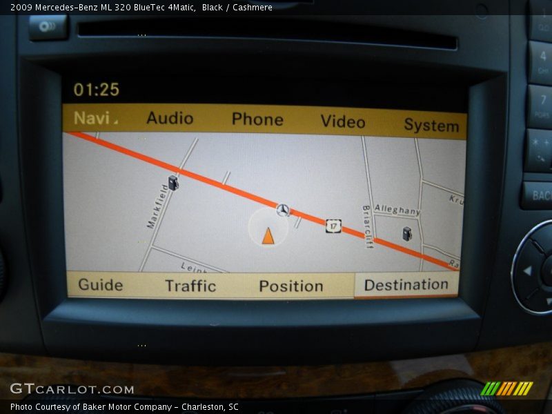 Black / Cashmere 2009 Mercedes-Benz ML 320 BlueTec 4Matic