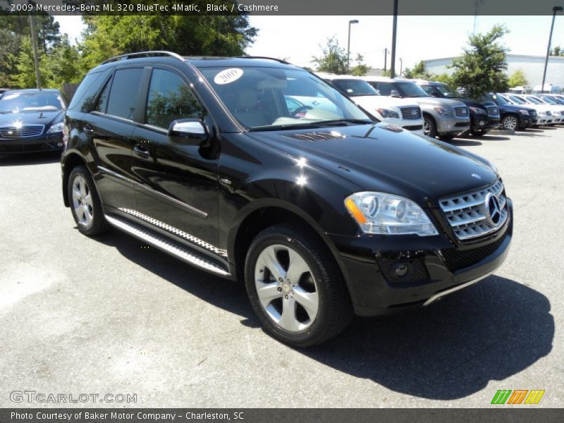 Black / Cashmere 2009 Mercedes-Benz ML 320 BlueTec 4Matic