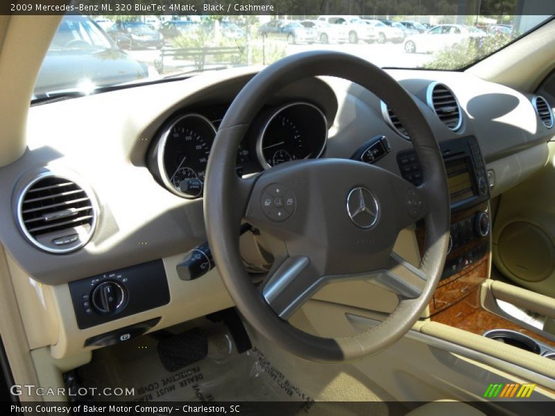 Black / Cashmere 2009 Mercedes-Benz ML 320 BlueTec 4Matic