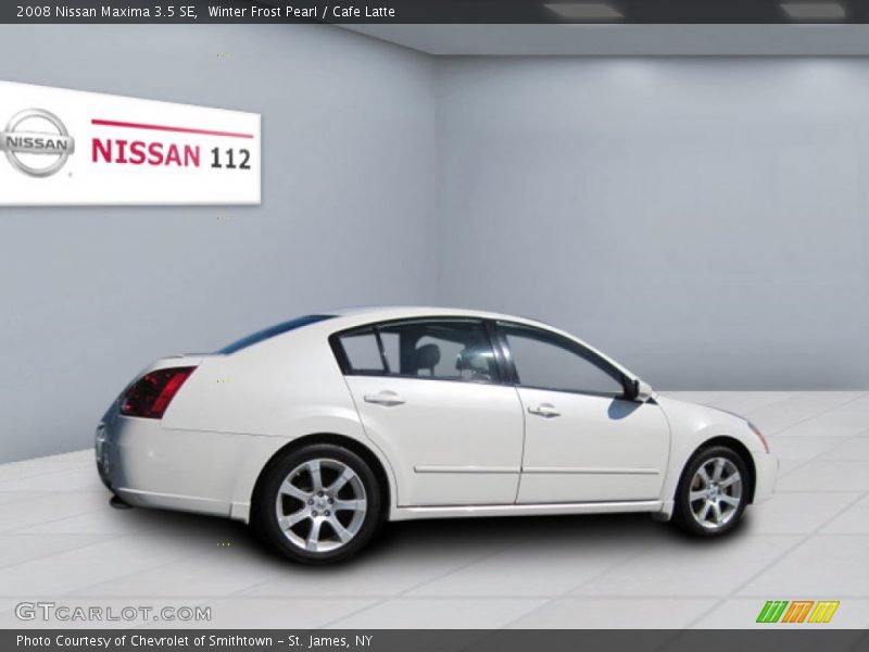 Winter Frost Pearl / Cafe Latte 2008 Nissan Maxima 3.5 SE