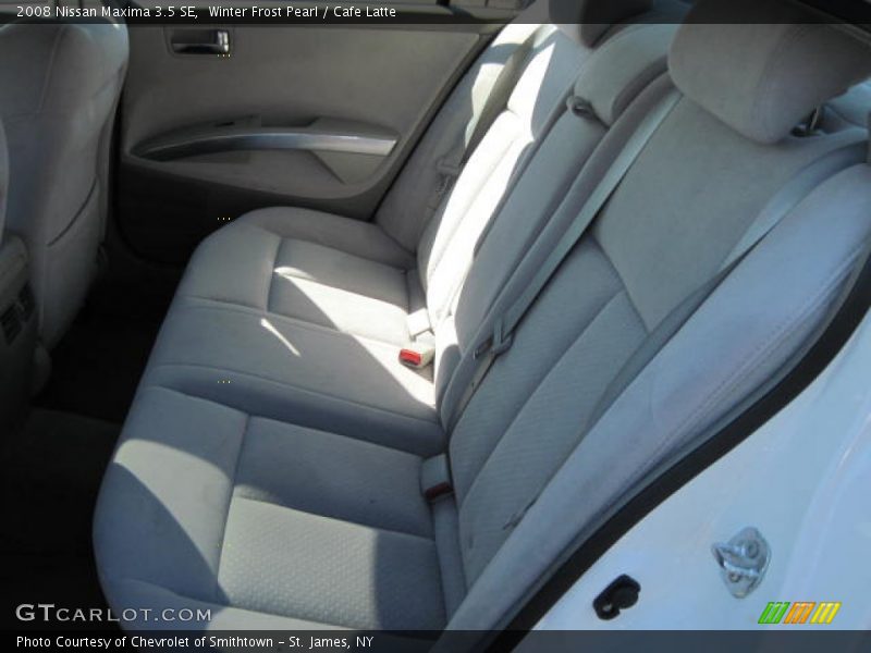 Winter Frost Pearl / Cafe Latte 2008 Nissan Maxima 3.5 SE