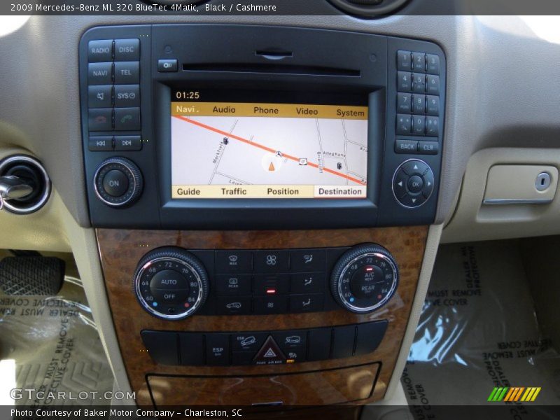 Black / Cashmere 2009 Mercedes-Benz ML 320 BlueTec 4Matic