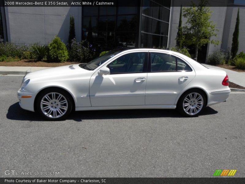 Arctic White / Cashmere 2008 Mercedes-Benz E 350 Sedan