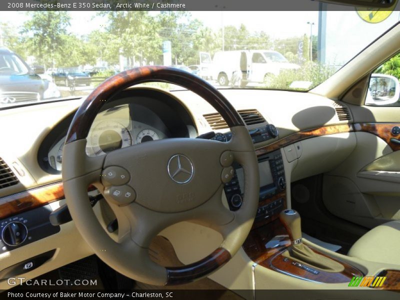 Arctic White / Cashmere 2008 Mercedes-Benz E 350 Sedan