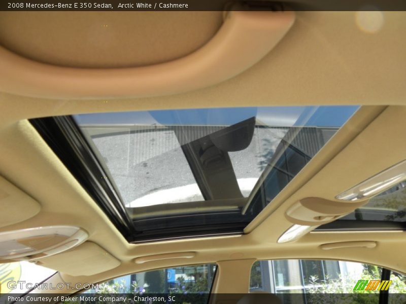 Arctic White / Cashmere 2008 Mercedes-Benz E 350 Sedan
