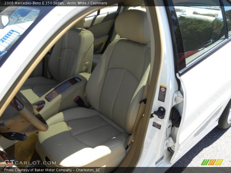 Arctic White / Cashmere 2008 Mercedes-Benz E 350 Sedan
