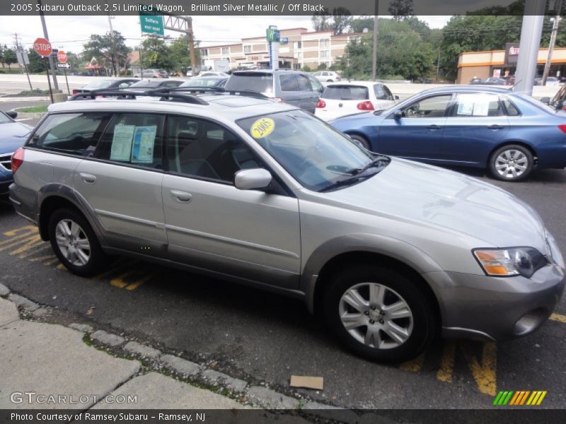 Brilliant Silver Metallic / Off Black 2005 Subaru Outback 2.5i Limited Wagon
