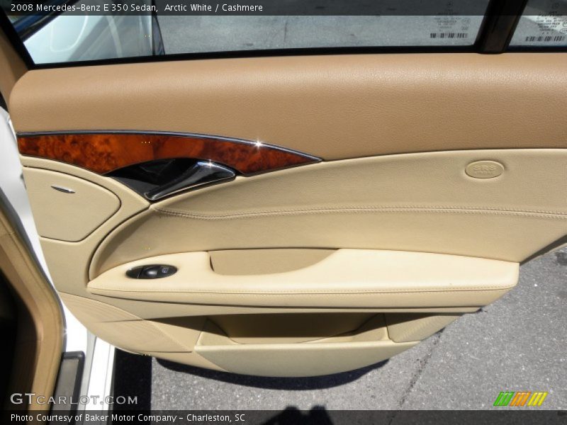 Arctic White / Cashmere 2008 Mercedes-Benz E 350 Sedan