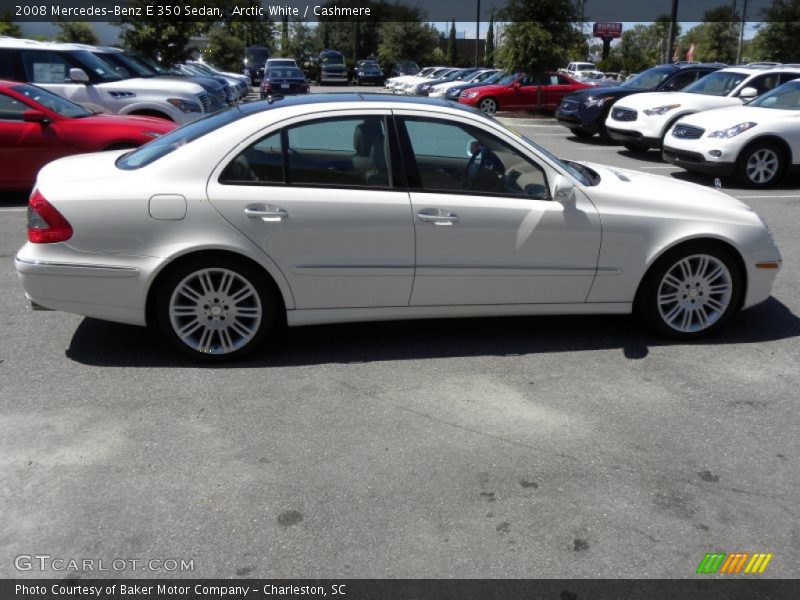 Arctic White / Cashmere 2008 Mercedes-Benz E 350 Sedan