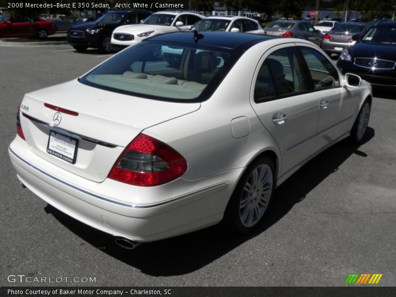 Arctic White / Cashmere 2008 Mercedes-Benz E 350 Sedan