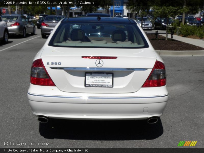 Arctic White / Cashmere 2008 Mercedes-Benz E 350 Sedan