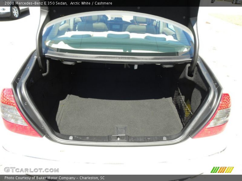 Arctic White / Cashmere 2008 Mercedes-Benz E 350 Sedan