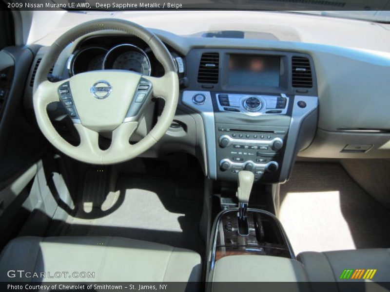 Deep Sapphire Metallic / Beige 2009 Nissan Murano LE AWD