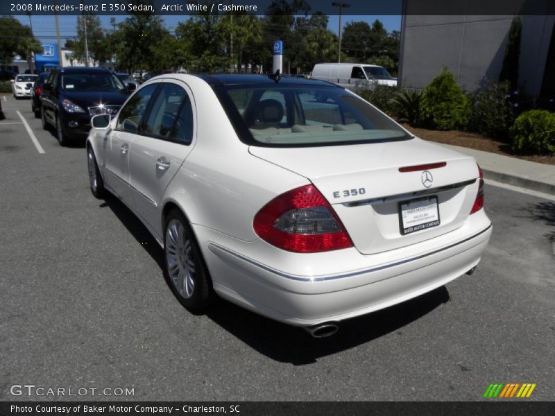 Arctic White / Cashmere 2008 Mercedes-Benz E 350 Sedan