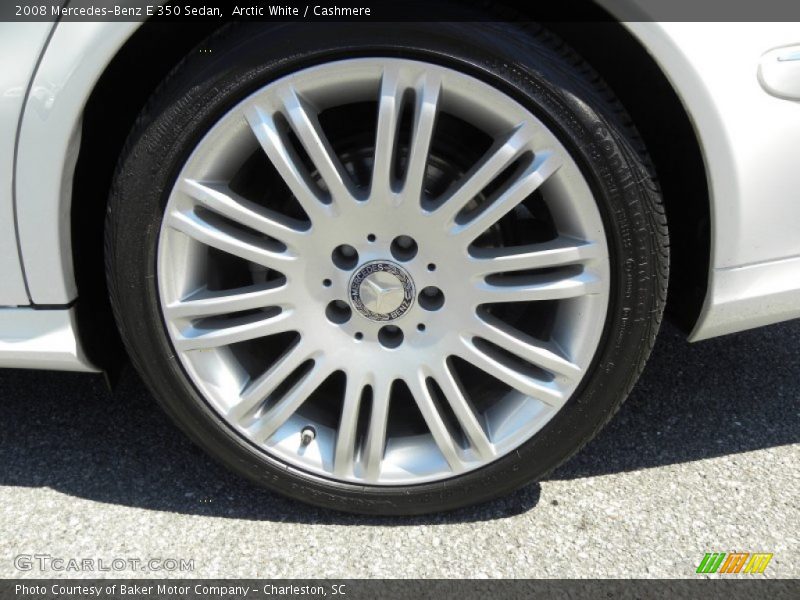 Arctic White / Cashmere 2008 Mercedes-Benz E 350 Sedan