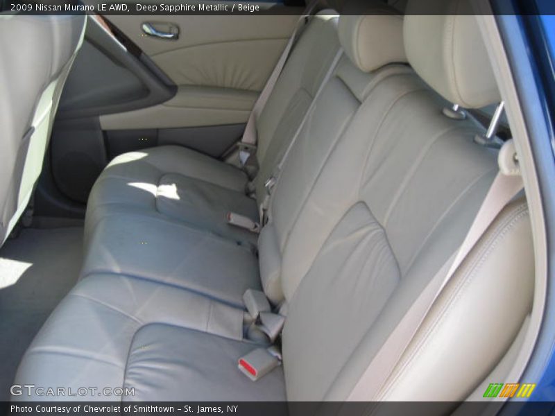 Deep Sapphire Metallic / Beige 2009 Nissan Murano LE AWD