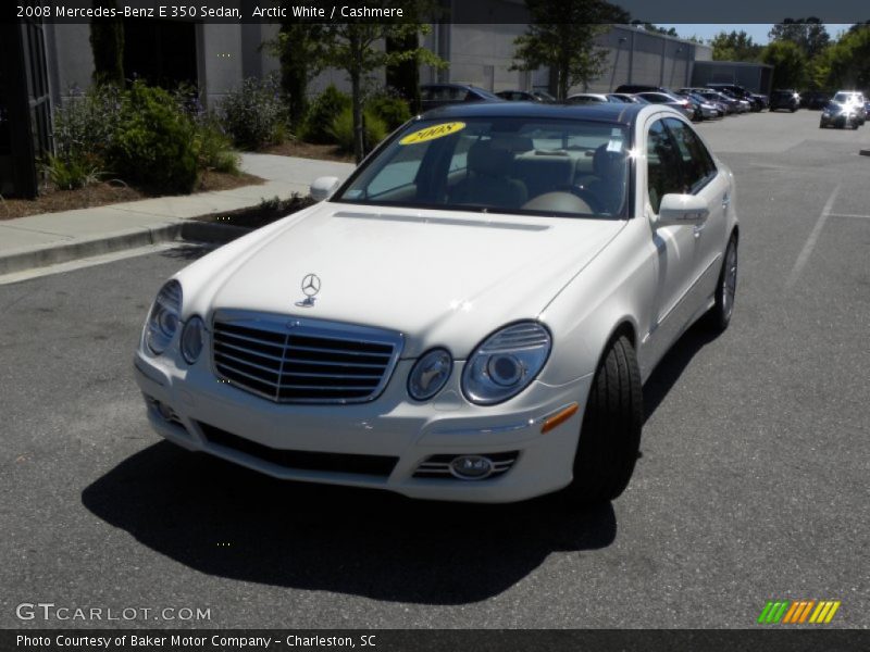 Arctic White / Cashmere 2008 Mercedes-Benz E 350 Sedan