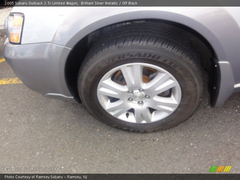 Brilliant Silver Metallic / Off Black 2005 Subaru Outback 2.5i Limited Wagon