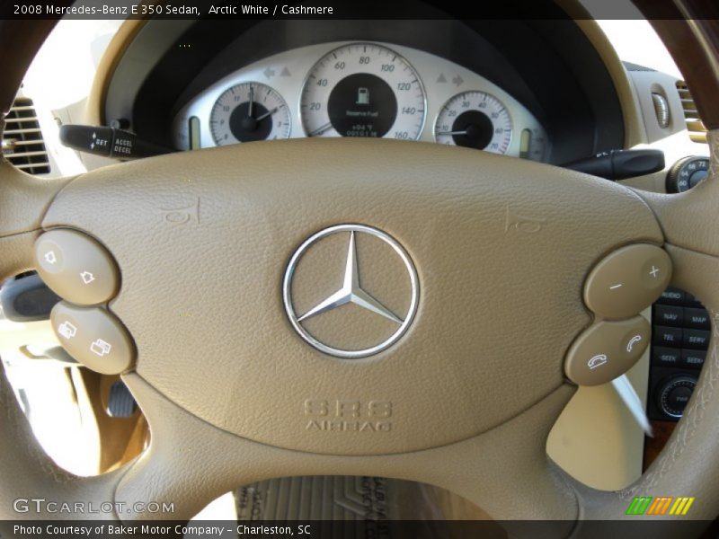 Arctic White / Cashmere 2008 Mercedes-Benz E 350 Sedan