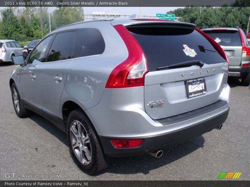 Electric Silver Metallic / Anthracite Black 2011 Volvo XC60 T6 AWD
