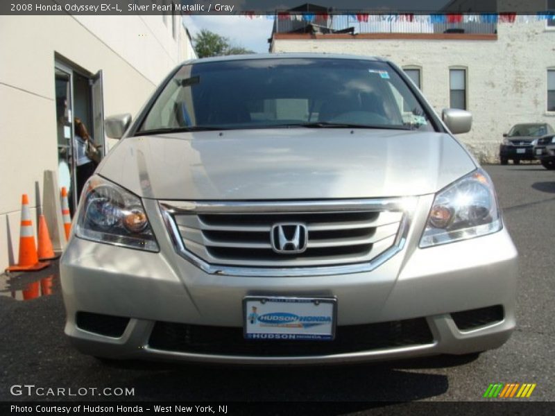 Silver Pearl Metallic / Gray 2008 Honda Odyssey EX-L
