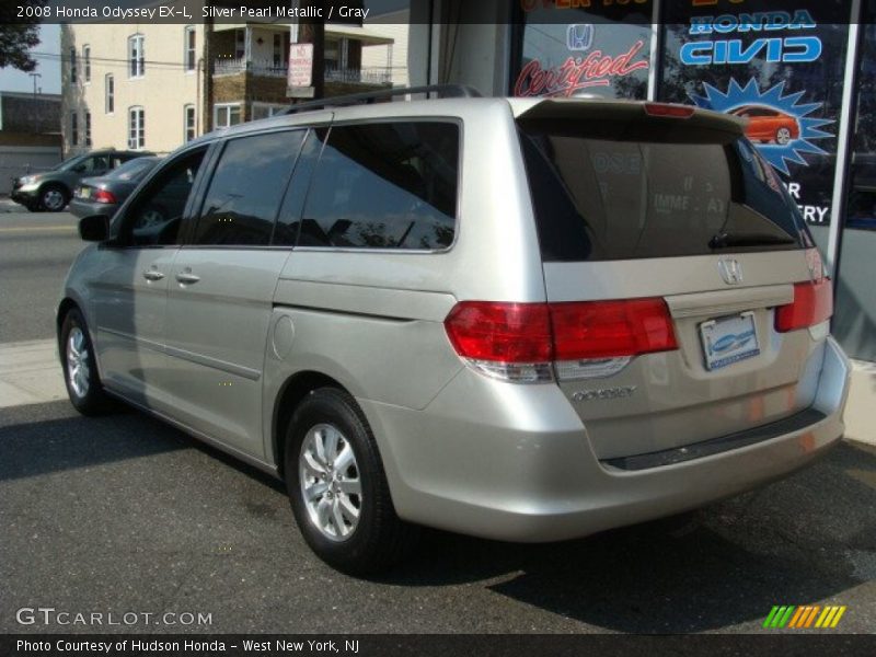 Silver Pearl Metallic / Gray 2008 Honda Odyssey EX-L