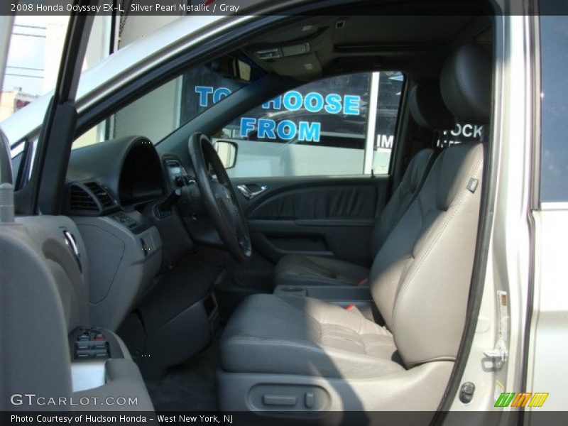 Silver Pearl Metallic / Gray 2008 Honda Odyssey EX-L