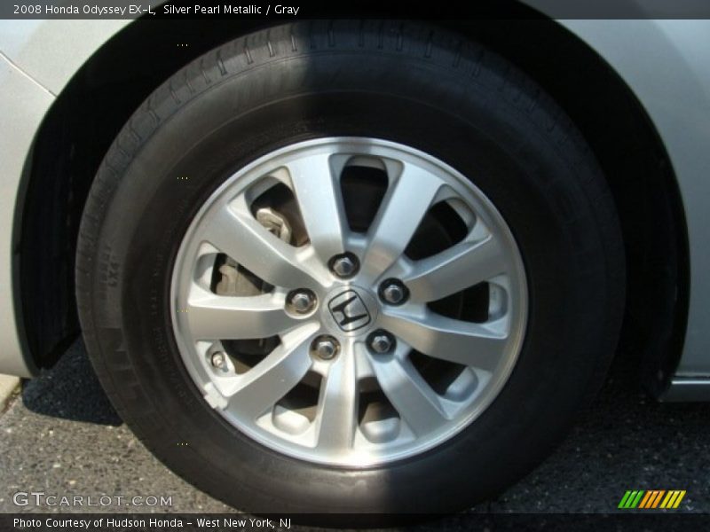 Silver Pearl Metallic / Gray 2008 Honda Odyssey EX-L