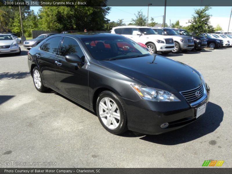 Smoky Granite Mica / Black 2008 Lexus ES 350