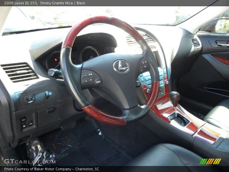 Smoky Granite Mica / Black 2008 Lexus ES 350
