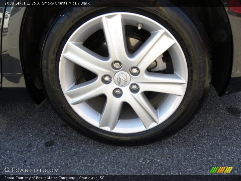 Smoky Granite Mica / Black 2008 Lexus ES 350