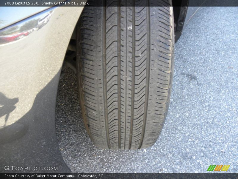 Smoky Granite Mica / Black 2008 Lexus ES 350