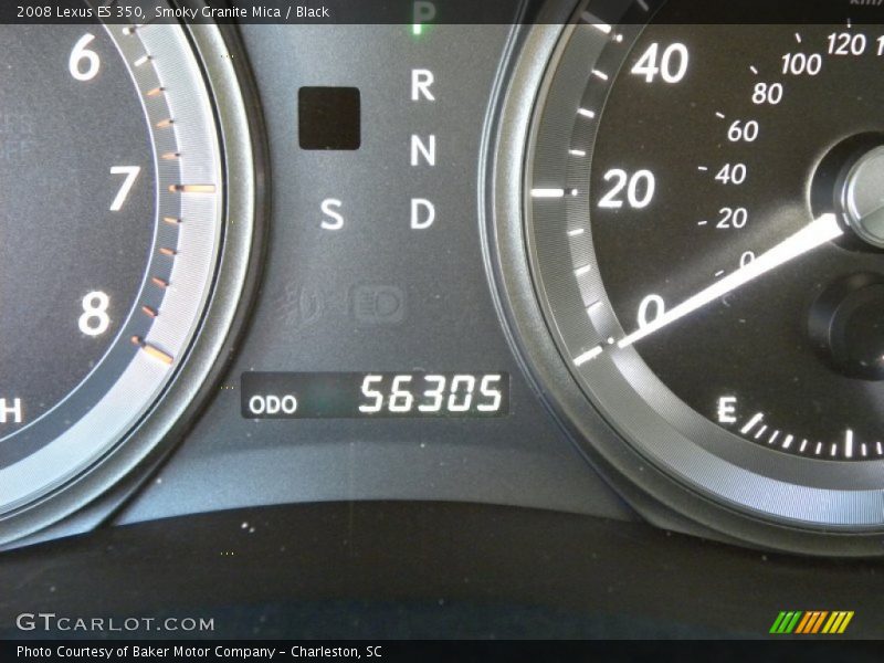 Smoky Granite Mica / Black 2008 Lexus ES 350