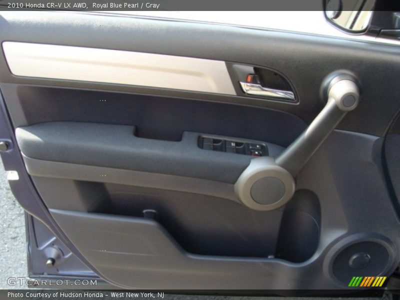 Royal Blue Pearl / Gray 2010 Honda CR-V LX AWD