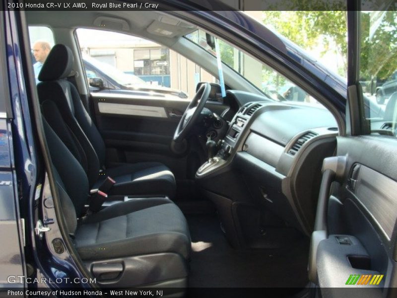 Royal Blue Pearl / Gray 2010 Honda CR-V LX AWD