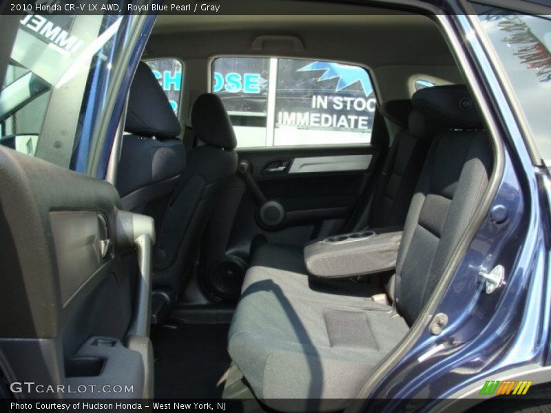 Royal Blue Pearl / Gray 2010 Honda CR-V LX AWD