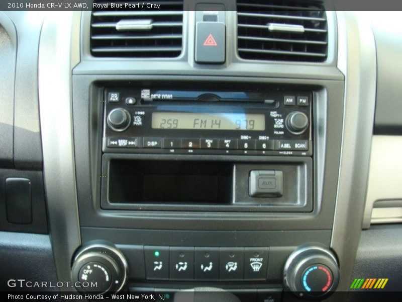Royal Blue Pearl / Gray 2010 Honda CR-V LX AWD