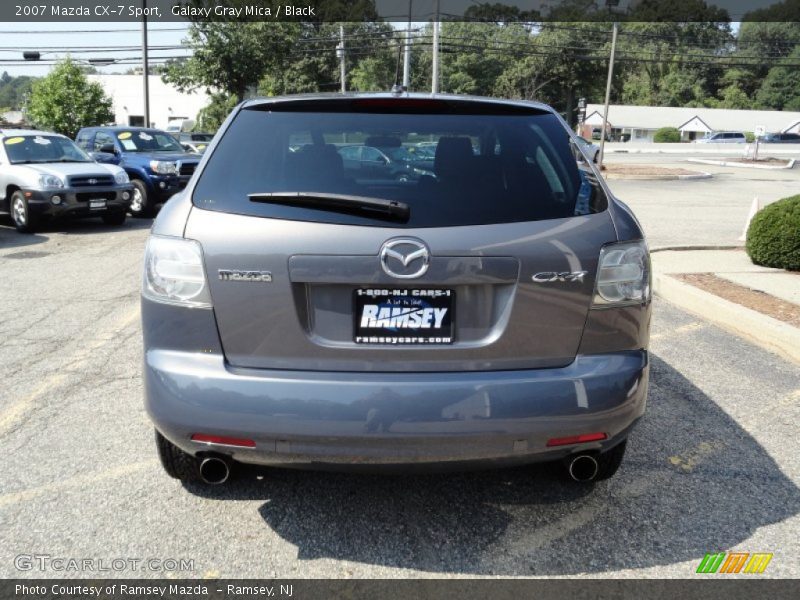 Galaxy Gray Mica / Black 2007 Mazda CX-7 Sport