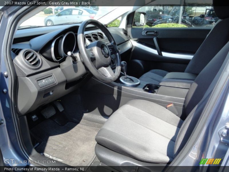 Galaxy Gray Mica / Black 2007 Mazda CX-7 Sport