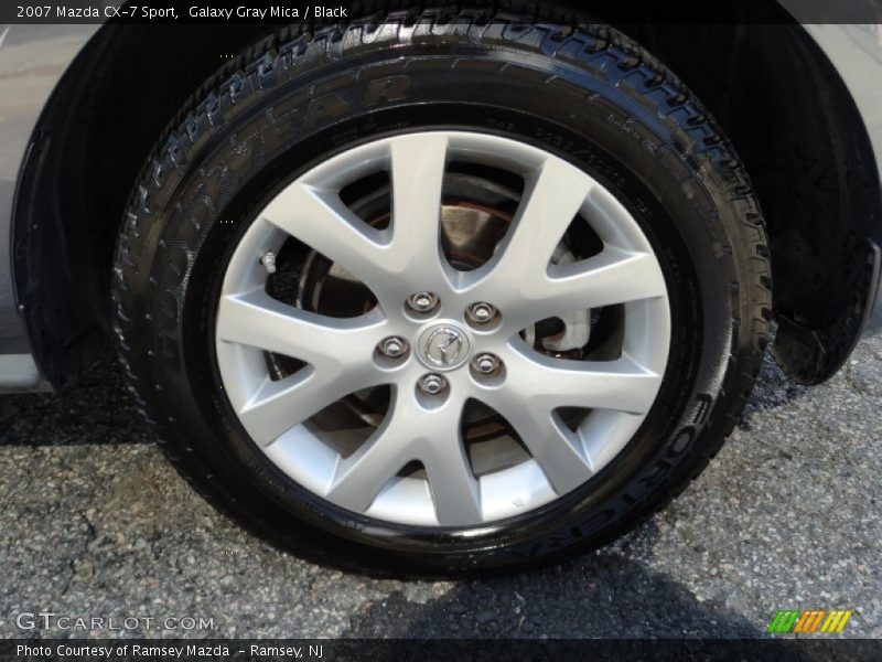Galaxy Gray Mica / Black 2007 Mazda CX-7 Sport