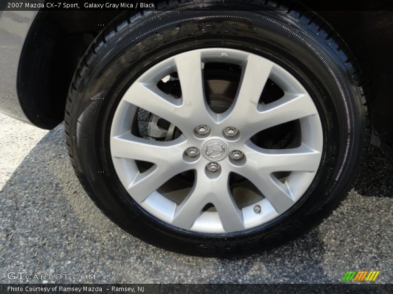 Galaxy Gray Mica / Black 2007 Mazda CX-7 Sport
