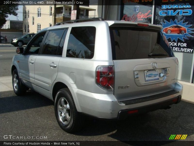 Billet Silver Metallic / Gray 2007 Honda Pilot EX-L 4WD